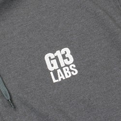 Zip Hoody - Embroidered G13 Labs Trademark - Charcoal